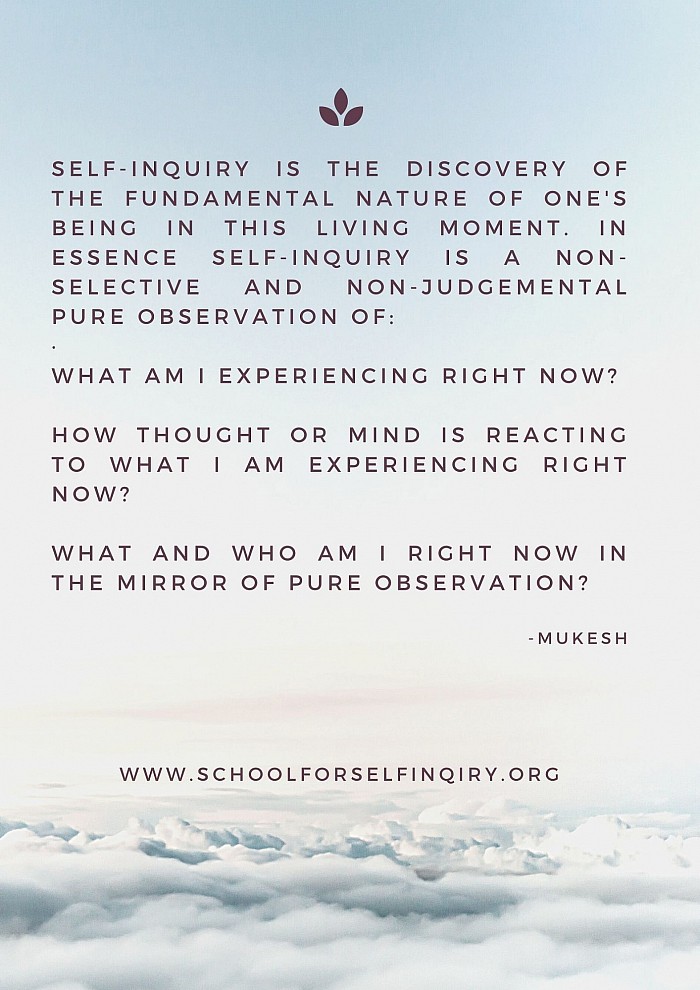 What is self-inquiry?